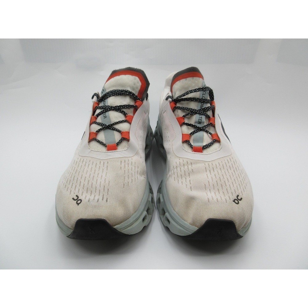 On Running Cloudmonster Shoes Mens Size 11.5 White Road CloudTec Running - Picture 2 of 13